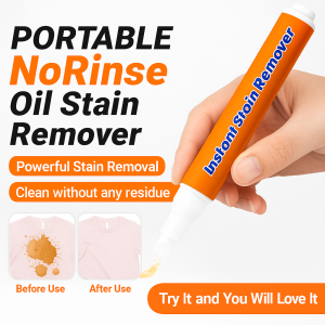 No-Wash Portable Stain Remover Pen Powerful Oil Stain Cleaner Mini Clothes Stain Remover Pen