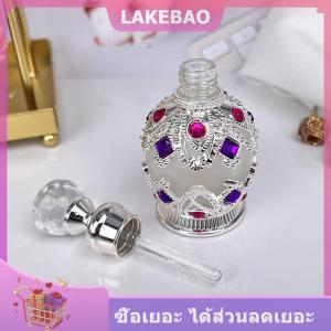 【LAKEBAO】 1ชิ้น15มล. สไตล์ดูไบขวดแก้วขวดน้ำหอมน้ำมันหอมระเหยรีฟิลแยกพิเศษขวดเปล่า