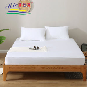 Bộ Ga Và Vỏ Gối RIOTEX Cotton Cao Cấp Mềm Mịn Không Xù Dùng Cho Khách Sạn Nhà Nghỉ Đủ Kích Thước (Gồm 1 Ga Bo Chun 2 Vỏ Gối 50x70)