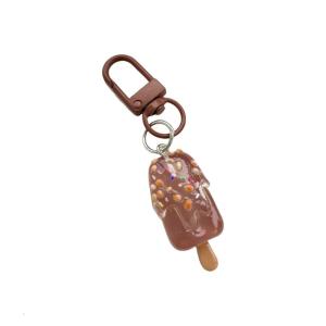 Miniature Ice Cream Keychain Premium Resin Material Key Chain Playful and Unique Decorative Gift For Sisters Children