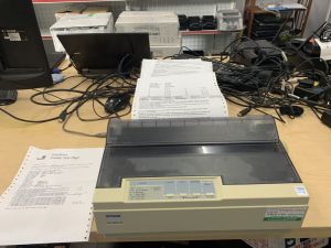 Máy in epson LQ300+II in scan xăm hình in phiếu thu bảo hành 12 tháng