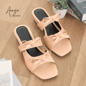KOWALA Anaya Sendal Wanita Pita Heels 3 CM