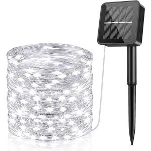 LAIMA LED Solar Fairy Solar Light 22M Waterproof Copper String Lights Christmas Party Garland Power Lamp Outdoor Garden