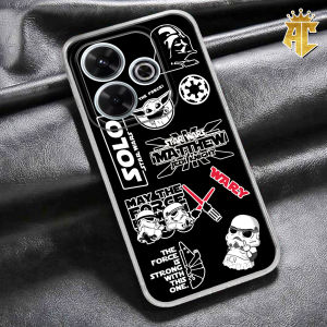 CASE REDMI 13 - CASING POCO M6 MOTIF STARWARS - Softcase Premium - Bening Transparant - Silikon HP - Kesing - Cassing - Case Terbaru