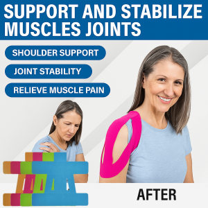 Kinesiology Muscle Tape Waterproof Breathable Knee Muscle Pain Relief Cotton Athletic Tape Fitness Sports Protector