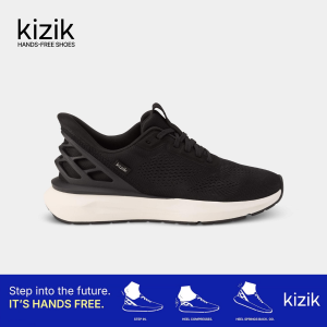 Kizik Athens 2 Black White Mens Sneakers