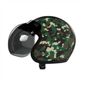 Helm Anak Bogo Retro Karakter SNI 2 3 4 5 6 7 Tahun Lucu Unik Berkendara Aman Bermacam Varian Motif Kaca Cembung