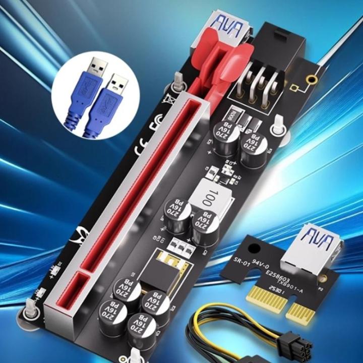 Fast speed PCIE X1 to X16 Risers Cable Extender for Enhances GPU ...