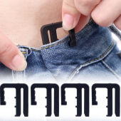 Invisible Jean Waist Clip – No Belt No Sewing Adjustable Waist Tightener for Loose Jeans & Pants