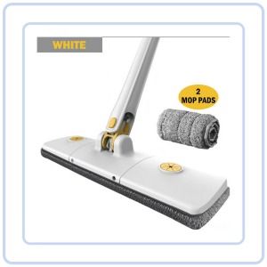 【COZYCASA】Self-twisting Water Quick-drying Mop/ Self-wringing Hands-free Flat/Free2MopHeads