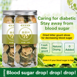 Bitter Melon Dried Fruit Tea: Bitter Melon Slices 50g/can Dried Bitter Melon Lowers Blood Sugar