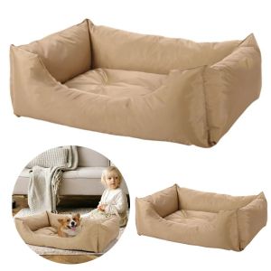 HEALMEYOU Anti-fouling Dog Bed Thicken Square Cats Big Cushion Soft Waterproof Dog Sleeping Sofa Pet