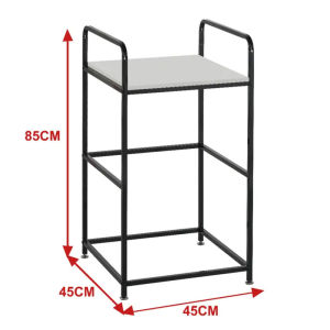 Single Gas Stove Stand Rack Single Burner Stove Rack Heavy Duty Stainless Steel Gas Stove Stand Rack Gas Stove Bench Metal Fireplace Shelf Kitchen Organizer Stand Storage Rack Shelf For Induction Cooker