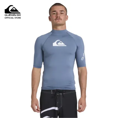 Quiksilver Mens All Time Short Sleeve Rash Vest