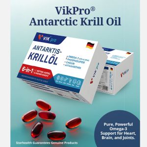 VikPRO Antarctic Krill Oil Softgel from Germany 60 softgels
