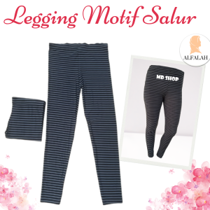 Celana Legging Motif Salur