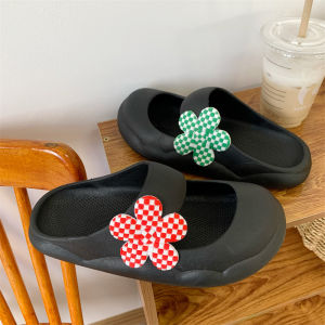 QKKshop 🌈รองเท้าแตะแบบสวมดีเทลต๊าชชไม่ไหว💗🏵 พื้นนุ่มใส่สบายมากเว่อร์ ราคานี้ไม่มีไม่ได้แล้วน้าาาาาาา🛒💸