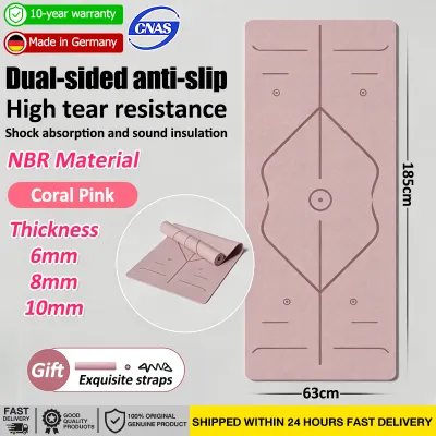 【3 layer thickening】TPE yoga mat Anti sweat and anti slip yoga mat anti slip yoga mat thick mat yoga foldable yoga mat yoga mat strap yoga mat big size yoga mat 瑜珈墊 瑜珈垫