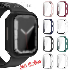 38 40 42 44 45 46 40SE 44SE Smart Watch Case With Tempered Glass For Apple iWatch 38mm 40mm 41mm 42mm 44mm 45mm 46mm 40mmSE 44mmSE AW Series 4 5 6 7 8 9 S10 S11 SE Casing Cover Waterproof Accessories Strap