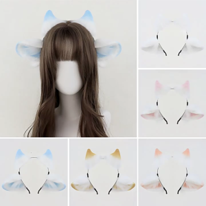 Animal Ears Headwear Adjustable Size Headgear Role Playing Plush Hair Hoop for Women and Men Cosplay