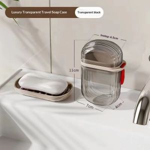 YZlong đẹp trai Đĩa đựng xà phòng Xách Tay Hộp xà phòng du lịch cốc nước súc miệng Hộp xà phòng Bộ hộp rửa chén bàn chải đánh răng cốc súc miệng