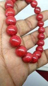 Gelang butiran red coral murah asli