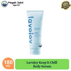 Lavojoy Keep it Chill Body Serum 180 mL ( Biru ) | Calm Down and Hydarte Skin | Body Lotion | Sensasi Dingin | Menenangkan Kulit | Memperkuat Skin Barrier