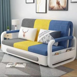 Giường sofa đa năng gấp gọn thông minh cao cấp thiết kế hiện đại trẻ trung sang trọng khung thép chất lượng cao bền bỉ đệm mút cao su non cho cảm giác êm ái có ngăn chứa đồ vừa làm ghế vừa làm giường tiện lợi