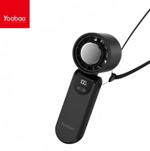 Original YOOBAO G2 Portable Handy Ultra Low Noise 100 Speed Wind Gear Mini Fan with Digital Display Screen