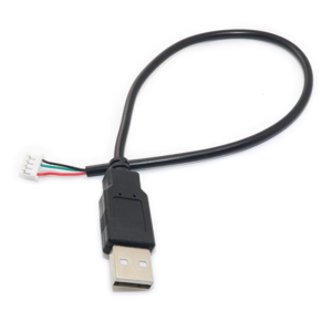 30cm/12inch USB để ph1.5 Cáp nối PVC + Đồng ph1.5 nữ để USB 2.0 nam màu đen