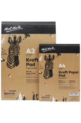 Mont Marte Kraft Sketch Pad A3/A4-50 Sheets
