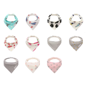 Baby Drooling Bib Burp Cloth Soft Comfortable Saliva Towel Newborns Teething Bib Infant Triangular Mouth Wipe Cloth