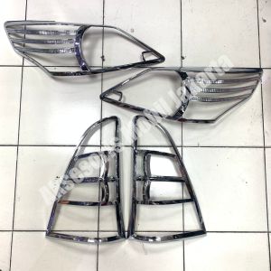 Paket / Satuan Garnish Chrome Depan Belakang Grand New Innova 2012 2013 2014 2015 List Chrome Lampu Utama Mobil Grand Innova 2012 - 2015