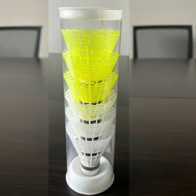 6 cầu lông nhựa bền cầu lông nylon cầu lông mới tập cầu lông chống gió-HAUSE
