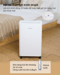 Máy hút ẩm Xiaomi New WideTech 16L (model new 2025) kết nối App thông minh trên điện thoại