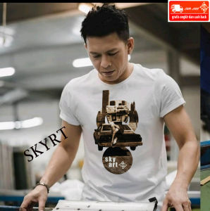 kaos greenlight pria dewasa bahan adem / kaos greenlight terbaru 2023 / kaos sky art pria dewasa bahan adem dingin / kaos greenlight ariel noah / kaos 3 second /  kaos sky art / sky art