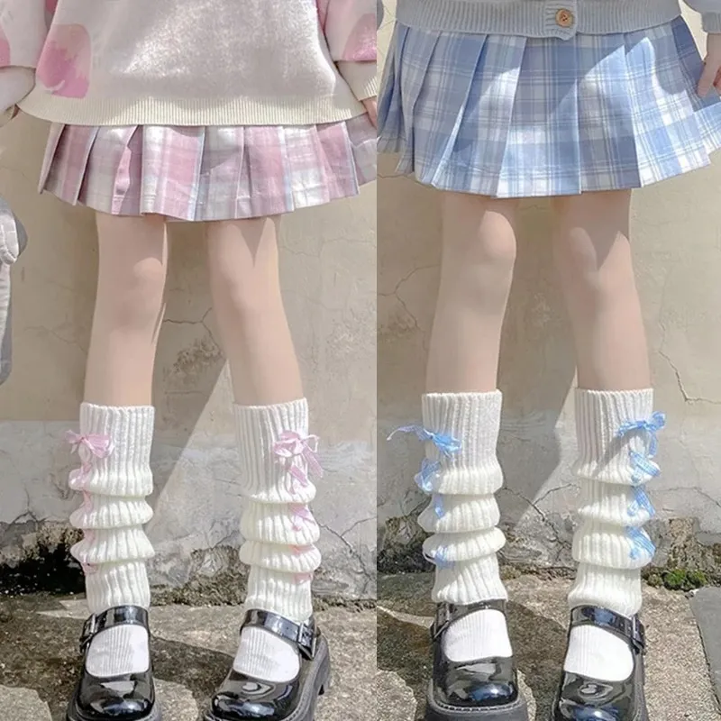 Kawaii Knitted Leg Warmer Gaiters