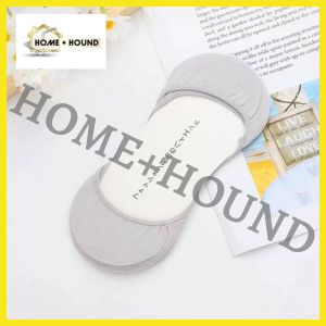 HOME + HOUND 1pair Women Cotton Boat Socks Non-slip Silicone Shallow Mouth Summer Thin Stealth Invisible Socks High Heels Socks