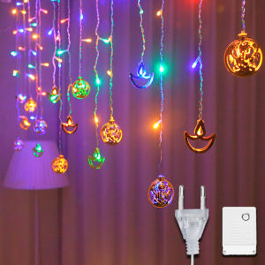 3Color 11Modes deepavali lights 5Meter LED Fairy lights Diwali light outdoor Curtain String Lights deepavali decoratio