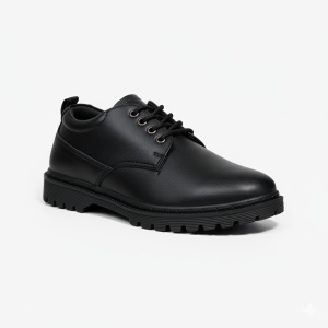Sepatu Pria Pantofel MJC Indonesia - Hitam Synthetic Formal Fantofel Black Ideal untuk Kantor dan Sekolah - Kerja Shoes
