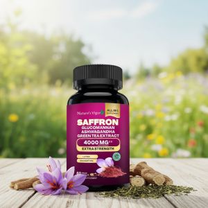 NATURES VIGOR Saffron Capsules Mood Enhancement