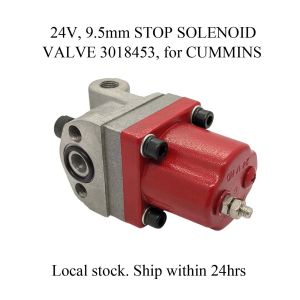 FUEL SHUTOFF SOLENOID VALVE 3018453 / AR5499 [LOCAL STOCK. READY TO SHIP WITHIN 24HRS.] [24V 9.5MM ONE TERMINAL]  EQUIVALENT: 3018453 / 3054611 / 3054291