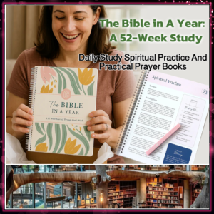 💕Fast Shipping💕The Bible In A Year: A 52-Week Journey Through Gods Word Daily Study Spiritual Practice And Practical Prayer Books 52周圣经本