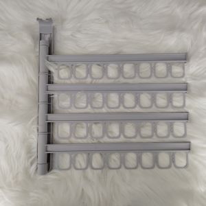 Practical Rotating Folding Clothes Rack Rail Balcony