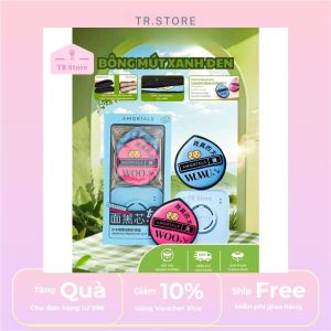 Bộ 2 Bông Mút Trang Điểm Amortals Beauty Mood Siêu Mềm Mịn Kèm Hộp Đựng Kháng Bụi