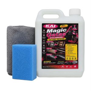 1 Liter Magic Gatas Premium Carnauba Wax Blend – with Microfiber Cloth Included