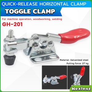 Nexlent Woodworking Clamping GH-201 Horizontal Quick-Release Toggle Clamps