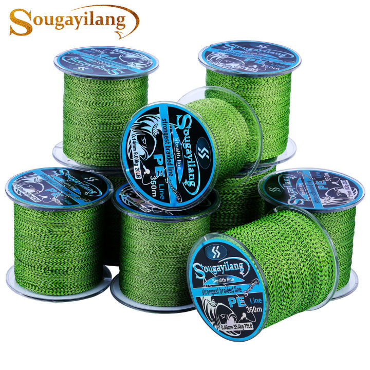 Sougayilang 150M 350 550M 4 Strands Speckled Braided Fish Line 2078LB