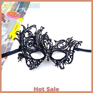 [A Peassion]💖[HOT SALE]🎈🎈 Halloween Half Face Mask Luxury Masquerade Women Dress Christmas Party Cosplay Decoration Eye Mask Nightclub Lace Mask