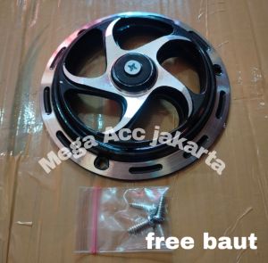 PROMO spiner cover kipas full cnc lokal free baut pemasangan universal bebek matic fiz r Miobeat vario scoopy dll